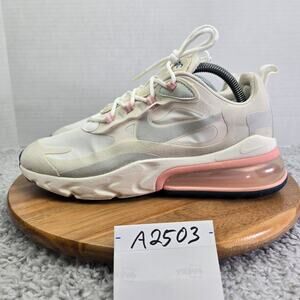 Nike Air Max 270 React American Modern Summit White Sneaker Mens 8.5 AO4971-100